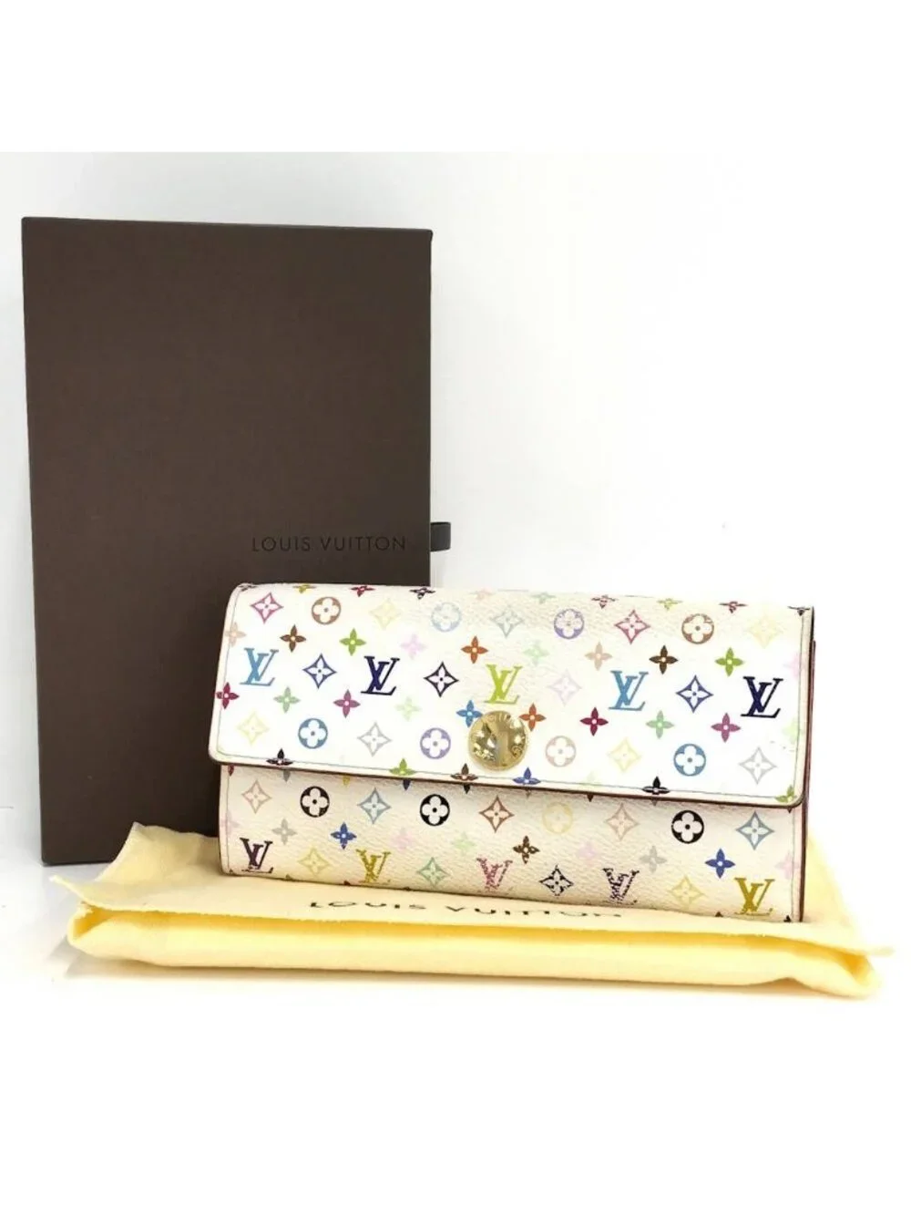 Louis Vuitton Portefeuille Sarah Wallet Monogram Multicolor